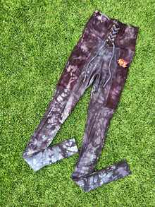 Small Bamboo Fleece Leggings in Midnight