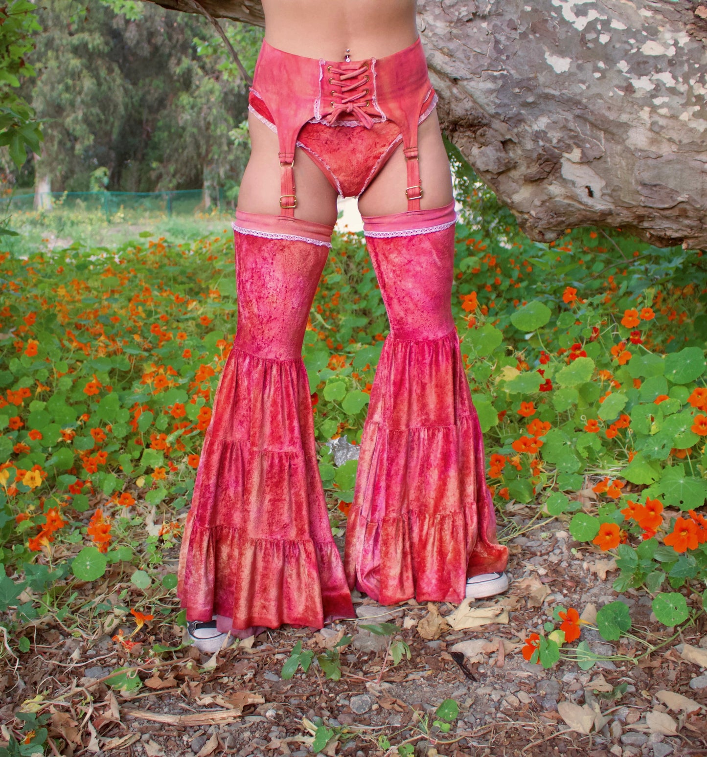 Small Sweetheart Chaps in Summer Rose