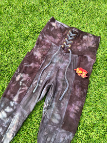Small Bamboo Fleece Leggings in Midnight