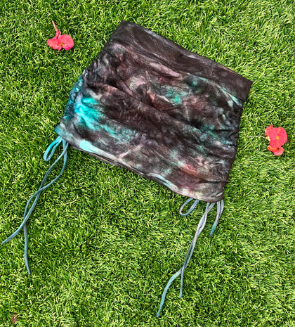 Large Cinch Mini Skirt in Abalone