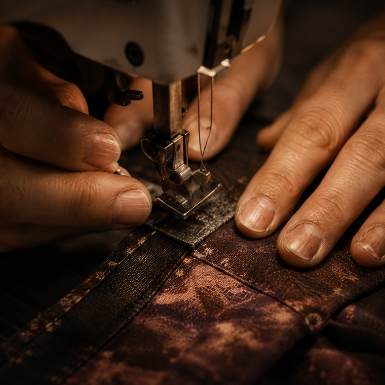 Sewn