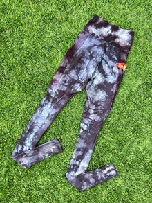 Small Bamboo Fleece Leggings in Midnight