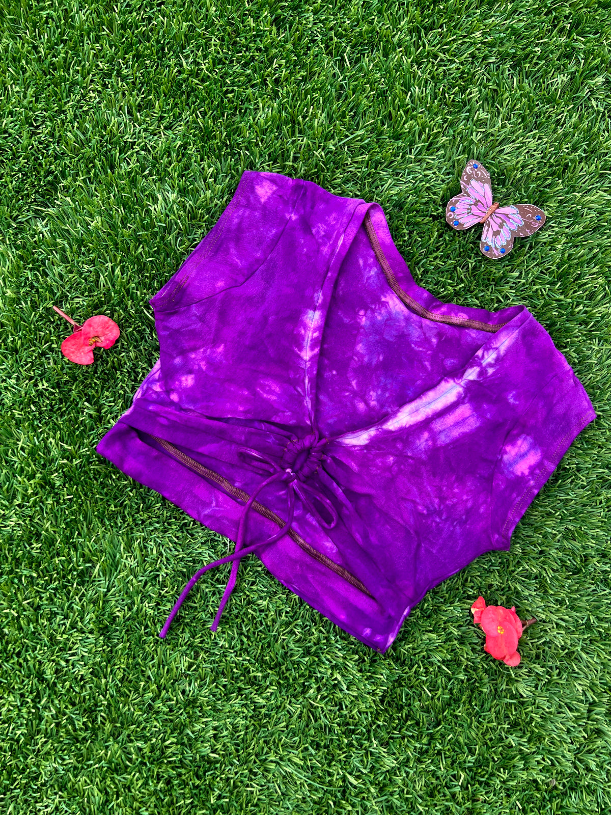 Medium Luna Tee in Plum