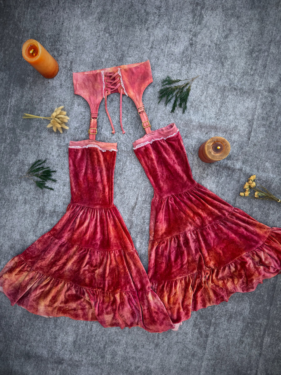 Small Sweetheart Chaps in Summer Rose
