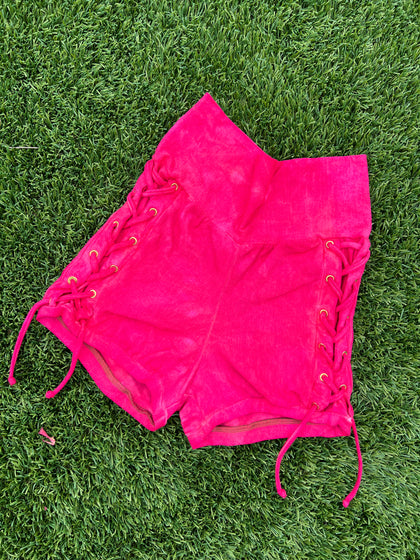 Large Rebel Shorts in Bubblegum Pink