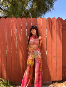Medium Essential Cropped Top in Rainbow Sherbet
