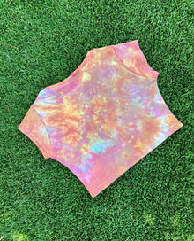 Medium Essential Cropped Top in Rainbow Sherbet