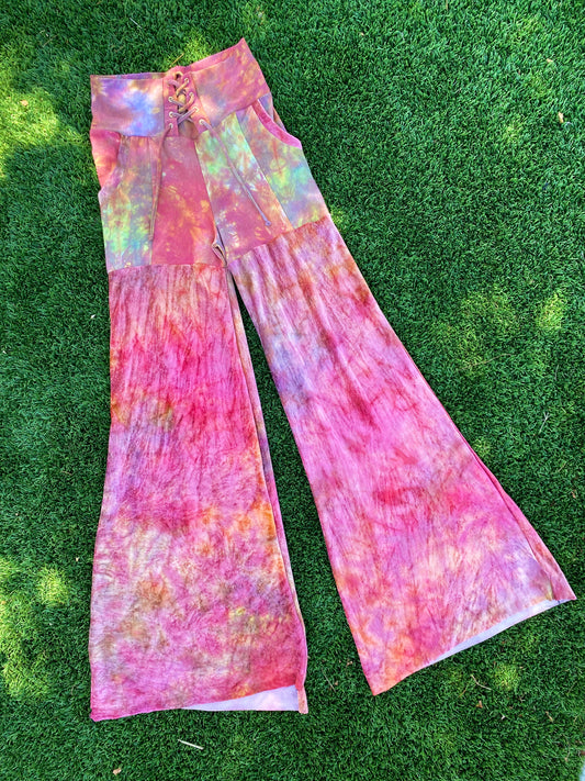 Large Pocket Flow Pants 2.0 in Rainbow Sherbert
