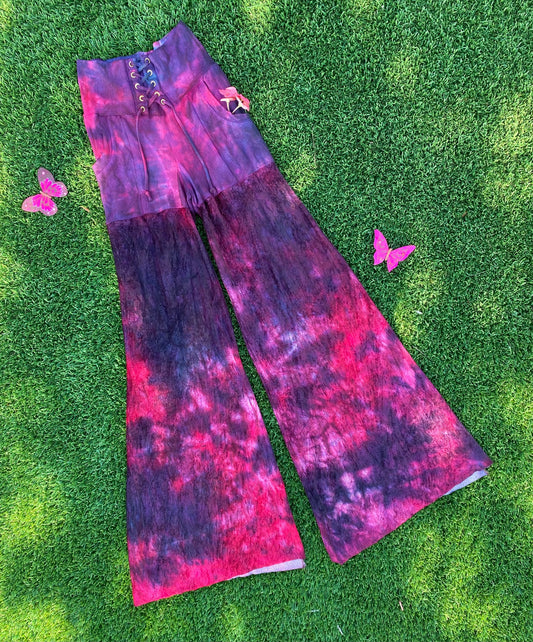 Small Pocket Flow Pants 2.0 in Dark Rose