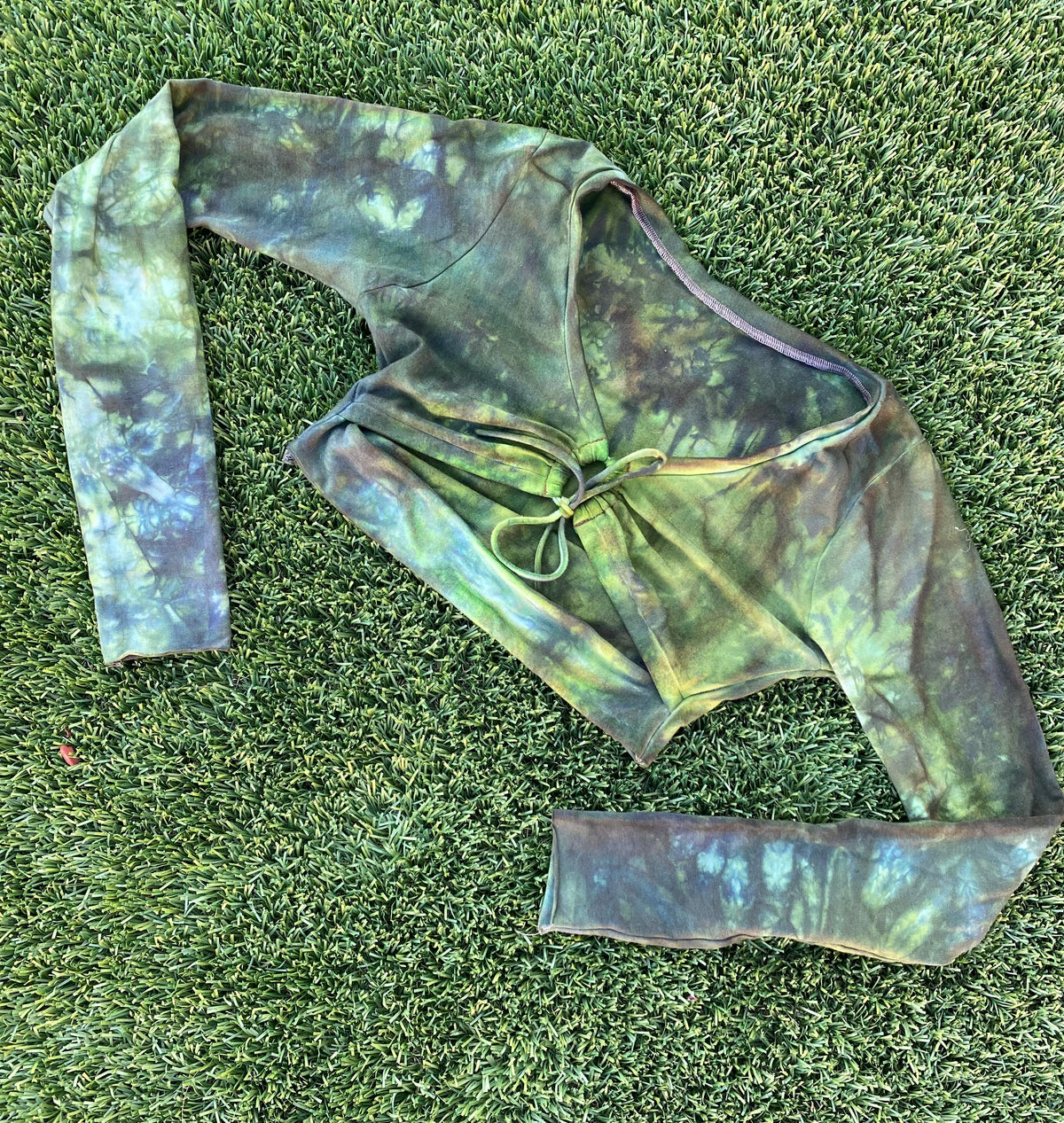 Small Luna Top in Forest Green